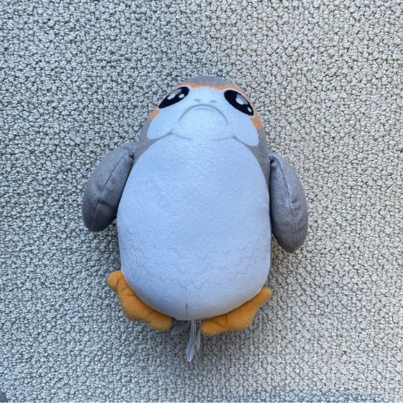 Star Wars The Last Jedi PORG Stuffed Animal Plush 7.5" Soft Toy EUC Disney - Picture 1 of 3